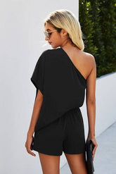 Black Captiva Romper -clearance